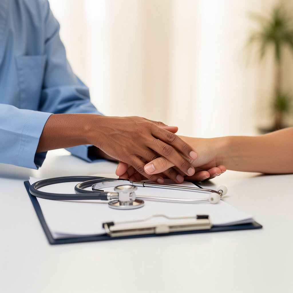 Teresa A. Spinosa, NP San Diego - compassionate healthcare provider discussing patient care with integrity and community focus